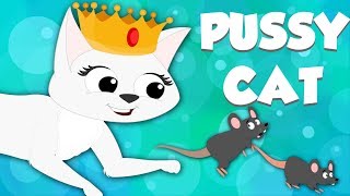 pussy cat pussy cat nursery rhymes songs for children baby rhymes