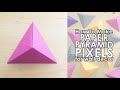 How To Make Paper Pyramid Pixels | Triangular Pyramid | Pyramid Pixels DIY | Origami Triangle