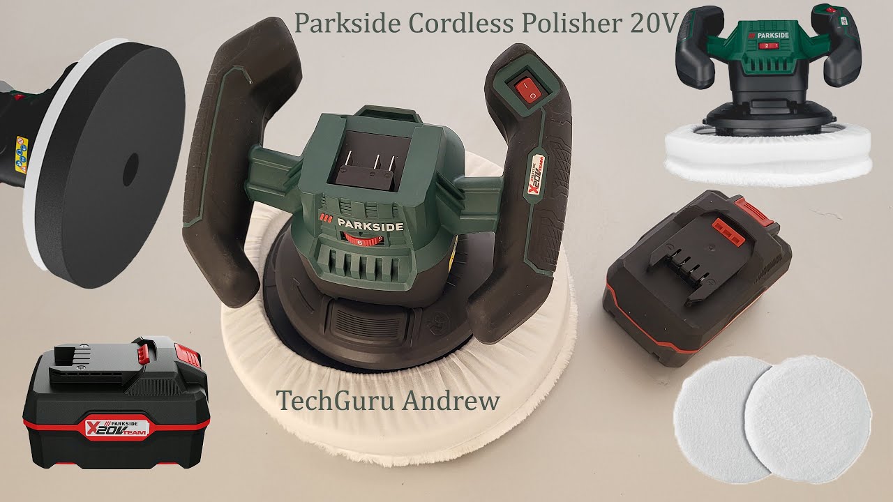Parkside Cordless Polisher 20V PPMA 20 Li-B2 TESTING - YouTube