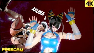MAID CHUN-LI as AKUMA Takes on JURI in EPIC SF6 FREECAM
Maid Chun-Li is Akuma. After Akuma defeated Chun-Li and transformed into maid Chun-Li by unknow Satsui no Hado force, maid Chun-Li continues her quest to become the ultimate master of the fist by practice these moves: Gou Hadoken, Gou Shoryuken, Tatsumaki Zanku-kyaku, Demon Raid, Ashura Senku, Empyreans End, Sip of Calamity, Shun Goku Satsu, Rago High Kick, and Shuretto.
Juri is a thrill seeker enjoys the strife and suffering of others, taking immense joy in obliterating her foes. Without revenge against M. Bison as a motivator, she whiles away her time in a gloomy haze. Juri in bodysuit moves are Sakkai Fuhazan, Fuhajin, Go Ohsatsu, Tensenrin, Shiku-sen, Shiku-sen, Kaisen Dankai Raku, Renko Kicks, Senkai Kick, Korenzan, Death Crest, Spider Fang Throw, Shadow Kick Throw
Maid Chun-Li Mod by itsB00 and robhal
Juri Bodysuit Mod by itsB00
Music: Shura - Akumas Theme
🔥 What to Expect:
- Intense combat between two iconic characters
- Creative moves and combos that will leave you on the edge of your seat
- A fresh perspective on the Street Fighter universe with FREECAM footage
0:00 Intro
0:37 Chun-Li and Juri Catwalk
1:07 Sakkai Fuhazan
1:34 Sip of Calamity (Original)
1:44 Sip of Calamity (Freecam)
2:17 Empyreans End
2:36 Kaisen Dankai Raku (Original)
2:47 Kaisen Dankai Raku (Freecam)
3:08 Shun Goku Satsu (Freecam)
3:22 Shun Goku Satsu (Original)
3:31 Juri is Defeated!
3:39 Sleeping Beauty Juri Han
Dont forget to like, comment, and subscribe for more amazing content! Who do you think will come out on top? Let us know in the comments below!
🎮 Follow us for more:
- https://www.tiktok.com/@residentgg.yt
- https://www.youtube.com/channel/UC5IqvYufCat8azl1w0rciMA
#ChunLi #JURI #Akuma #StreetFighter #StreetFighter6 #sf6 #GamingShowcase #FREECAM MAID CHUN-LI as AKUMA Takes on JURI in EPIC SF6 FREECAM
