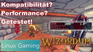 Wizordum Demo - RX 9070 XT Linux Performance + Eindrücke (Bazzite Linux 43)