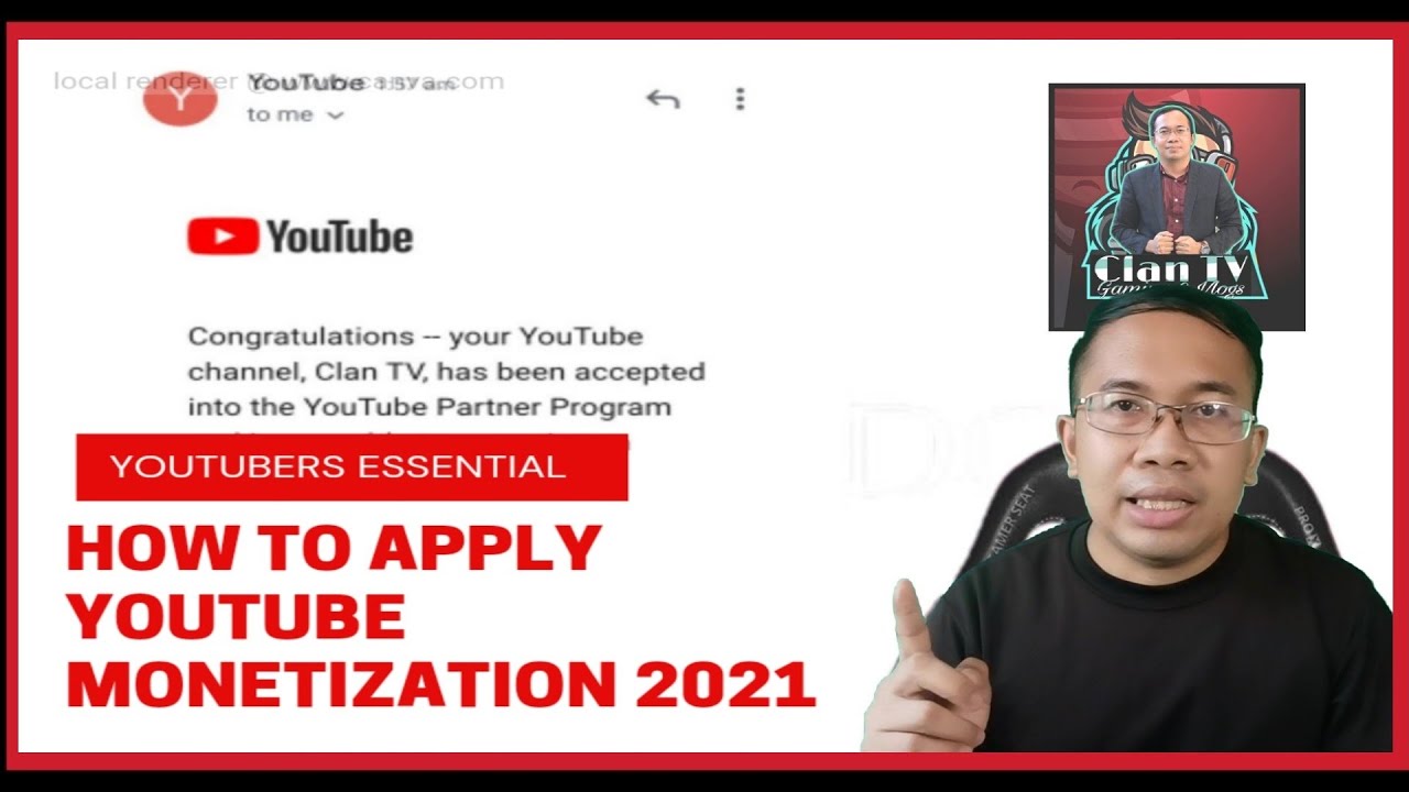 How to Apply Monetization In YouTube 2021 and Tips for Fast Approval ...