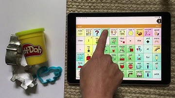 Playing in AAC! Play Dough with TouchChat with WordPower