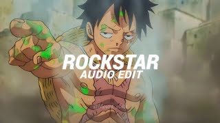 rockstar - post malone ft. 21 savage [ edit audio ]