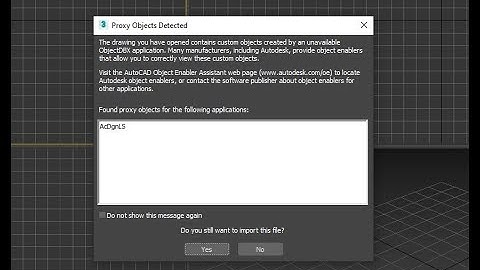 How To Correct Proxy Objects warning in 3D