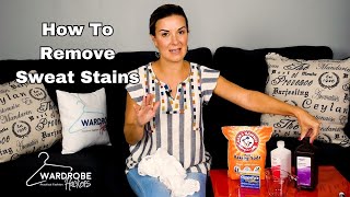 How to Remove Sweat Stains from Clothes