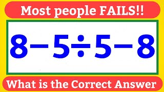 Very Tricky Math challenge that 90% of people Get WRONG!! 