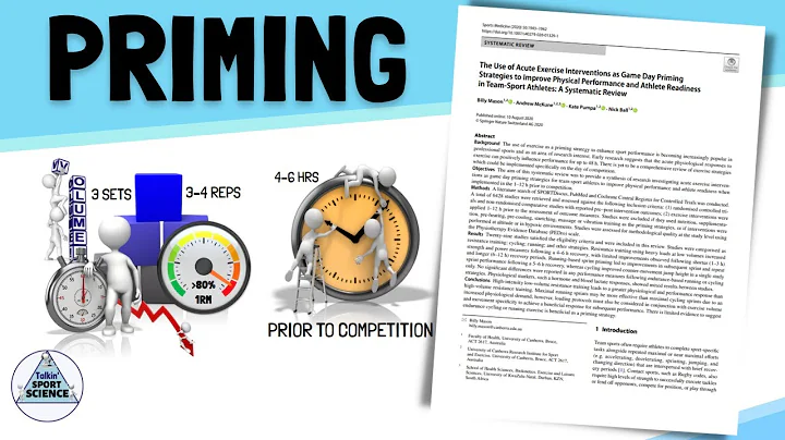 GAME DAY PRIMING STRATEGIES TO IMPROVE PHYSICAL PERFORMANCE (BY MASON, MCKUNE, PUMPA & BALL)