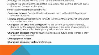 Macroeconomics Lecture 3: Supply, Demand, and the Market