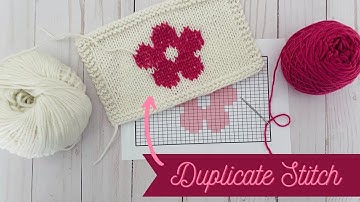 How to Create Duplicate Stitch in Knitting