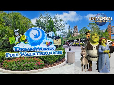 Explore DreamWorks Land At Universal Studios Florida Shrek Kung Fu Panda More Sep 2025 4K 