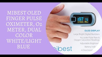 mibest OLED Finger Pulse Oximeter