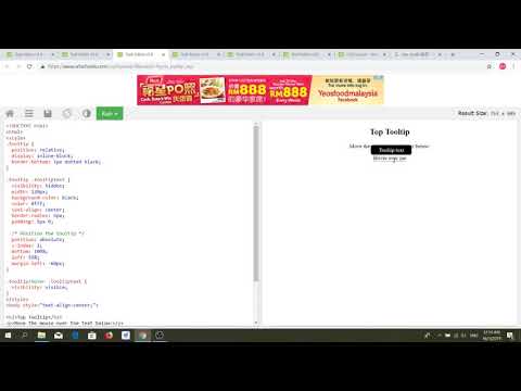 How to use css tooltip