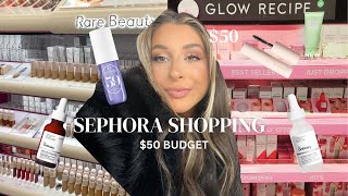 SHOP WITH ME AT SEPHORA | $50 BUDGET | Sephora Haul