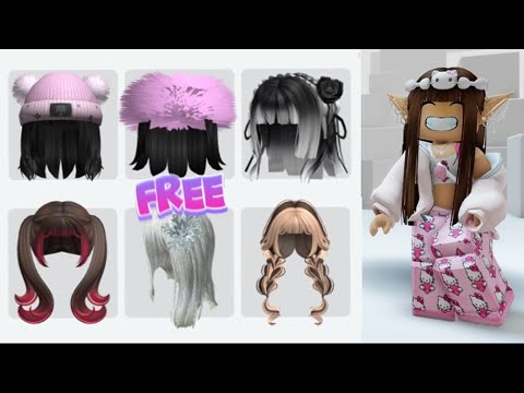 Free item hair!✨️☝🏻— #roblox #freeitem #4u #foryou