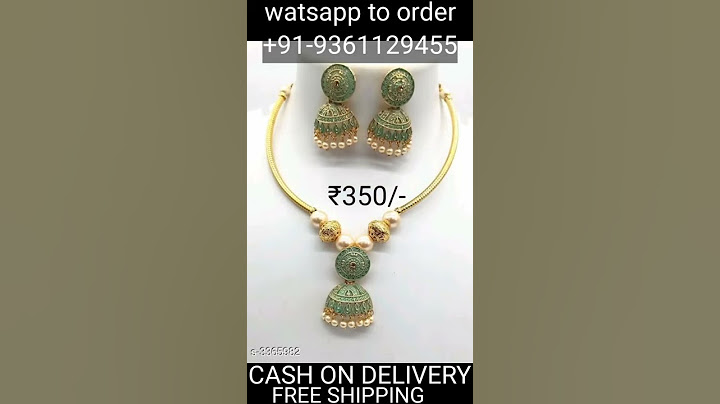Latest south indian fashion jewelry online / jewels cash on delivery / shop @ shoby creations