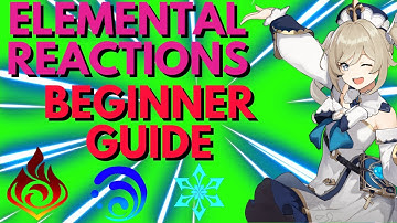 How to Use ELEMENTAL REACTION FOR BEGINNERS (Beginner Guide) | Genshin Impact