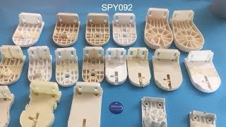 SPY092 Yaylı Perde Mekanizma Ayağı MAVİ PERDE