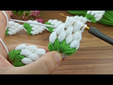 🍓 🍓 How to make a crochet strawberry bandana with a very easy method #crochet #babybandana