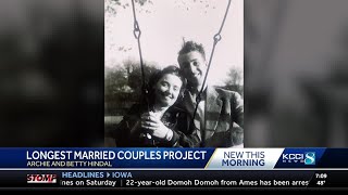 Iowa couple shares secret to more than 7 decades of marriage
