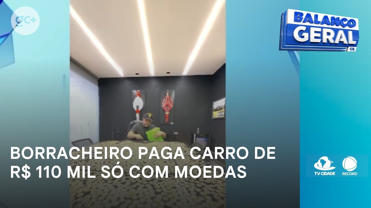 Quem é o borracheiro que comprou carro de R$ 110 mil com moedas de R$ 1 | Balanço Geral CE