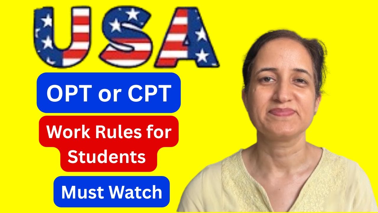 Opt Sinusa OPT vs CPT in USA Explained | Work Options for International Students ...