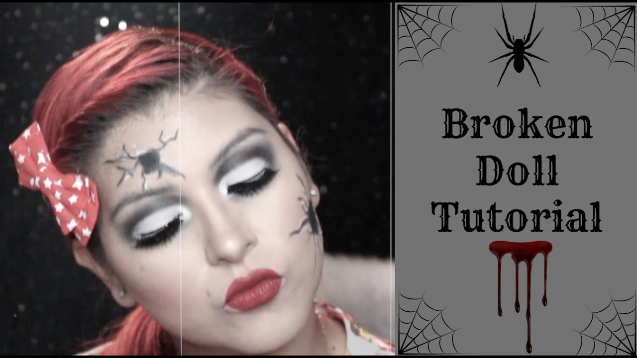 Broken Doll Halloween Makeup | Superstarglam - YouTube