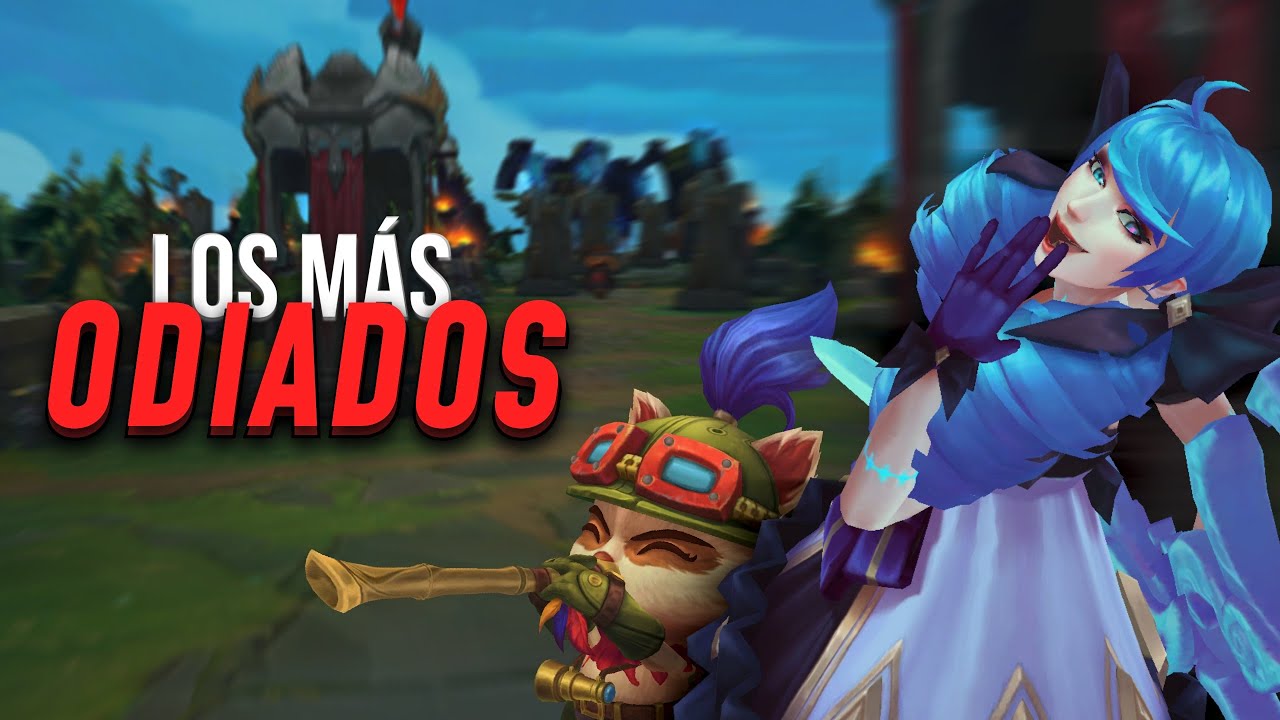 Los 10 CAMPEONES más ODIADOS en la HISTORIA de Wild Rift 💀/League of Legends 