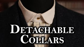 How to make a detachable collar shirt from a modern dress shirt