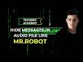 Hide Messages in Audio Files Like Mr. Robot 🎧