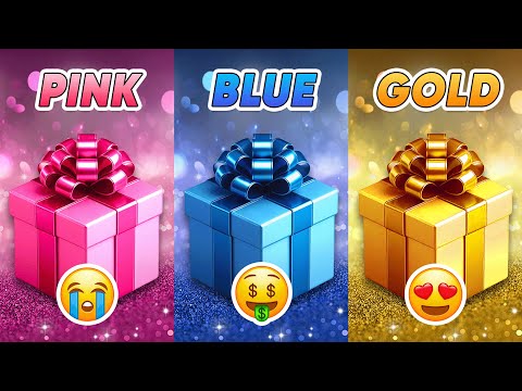 Choose Your Gift...! Pink, Blue or Gold 💗💙⭐️ How Lucky Are You? 😱 Quiz Shiba