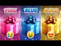 Choose your gift pink blue or gold  how lucky are you  quiz shiba