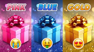 Choose Your Gift...! Pink, Blue or Gold ⭐ How Lucky Are You?  Quiz Shiba