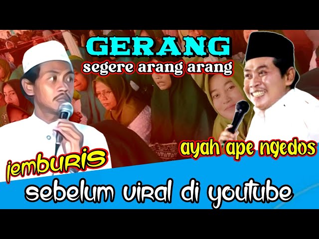 KH ANWAR ZAHID❕GERANG segere arang arang  pengajian lucu poll sebelum viral di youtube.jemburis class=