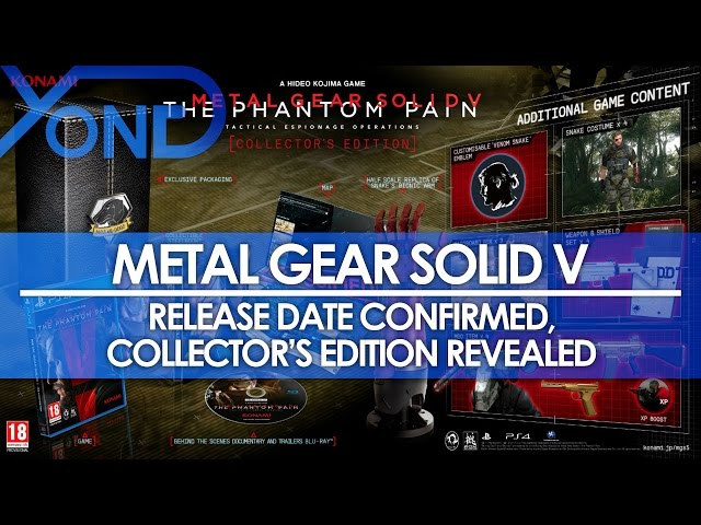 Metal Gear Solid V: The Phantom Pain Collector's Edition