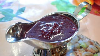 Брусничный соус к мясу./Cowberry sauce. Брусничный соус к мясу./Cowberry sauce.