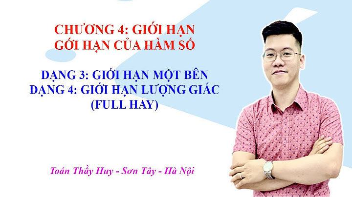 Bài toán tìm giới hạn cua hàm số lượng giác