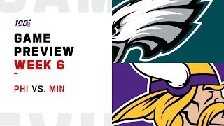 Philadelphia Eagles vs. Minnesota Vikings Week 6 NFL Game Preview