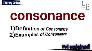 Consonance|Definition|Examples|Concept||Urdu &amp; Hindi#literaryDevices#consonance