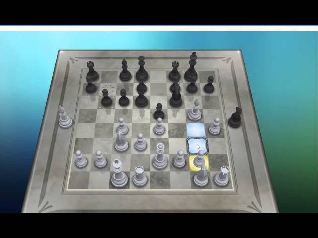 Jogando contra o Chess Titans do Windows no Nível Máximo com uma