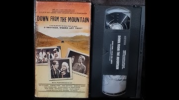 Opening and Closing to Down From The Mountain 2001 VHS
