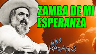 ZAMBA DE MI ESPERANZA - Jorge Cafrune (karaoke)