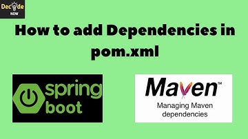 How to add Dependency in Spring Boot Project or pom.xml file | Maven Dependencies | Spring Boot