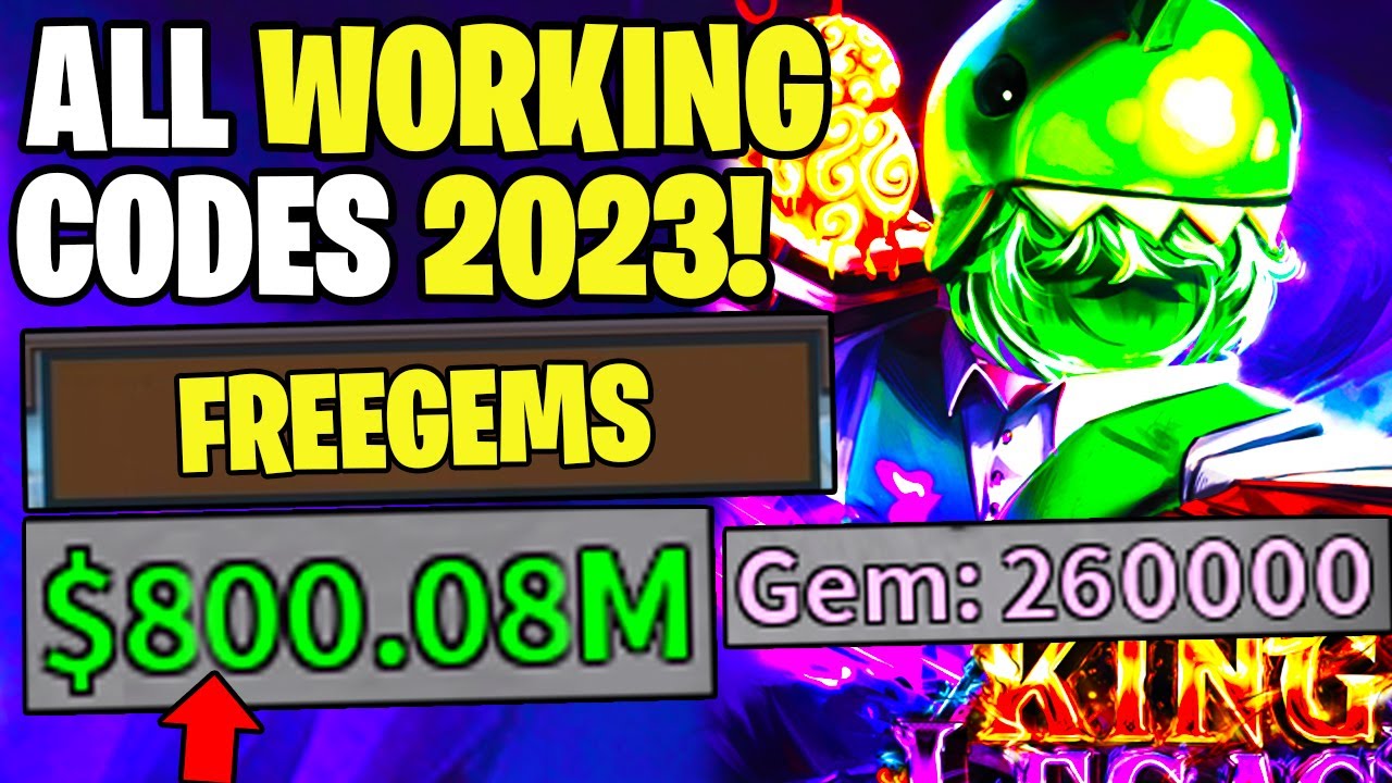 NEW* ALL WORKING CODES FOR KING LEGACY IN OCTOBER 2023! ROBLOX