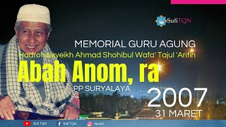Cium Tangan Guru Agung Abah Anom, ra, qs Tahun 2007