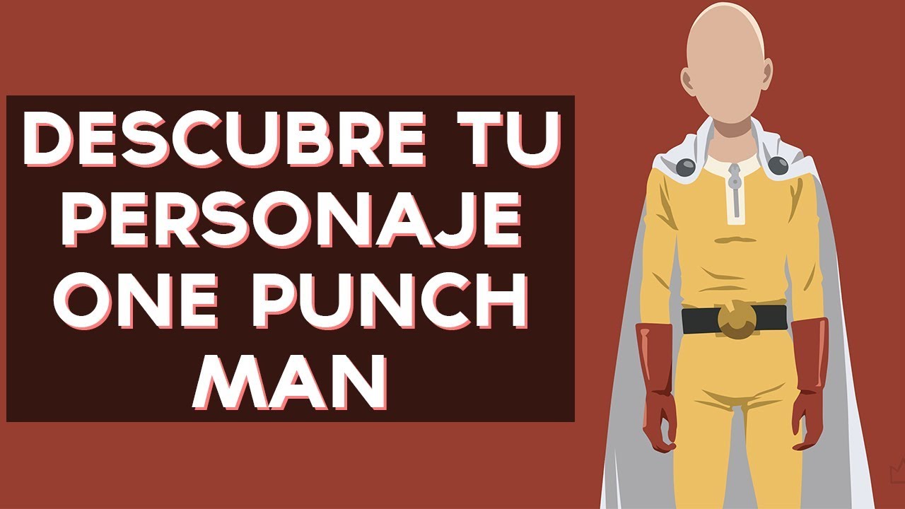 ¿Qué personaje de One Punch Man eres? | Test Divertidos