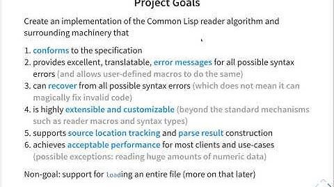 Eclector, The Extensible and Portable Common Lisp Reader - Online Lisp Meeting #10, 07.10.2020