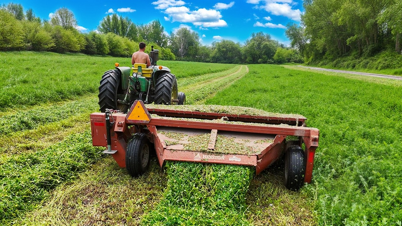 Making Hay the Old School Way