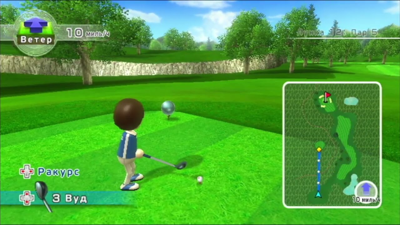 Wii Sports Resort Гольф Про
