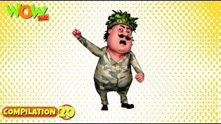 Motu Patlu - Non stop 3 episodes | 3D Animation for kids - #20